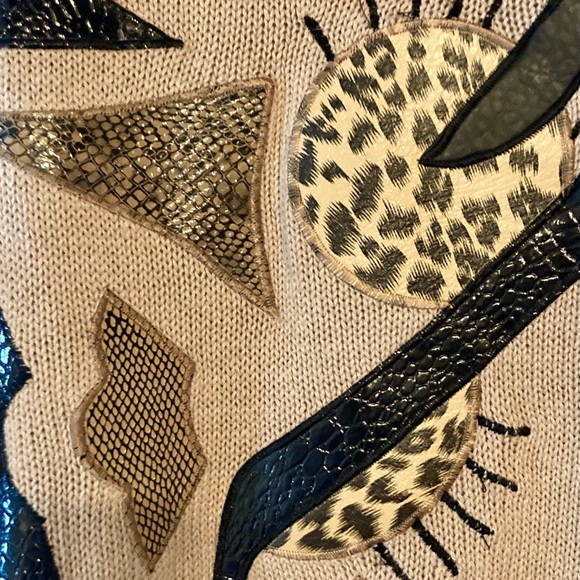 Vintage 80’s Snakeskin Sweater - Picture 4 of 5